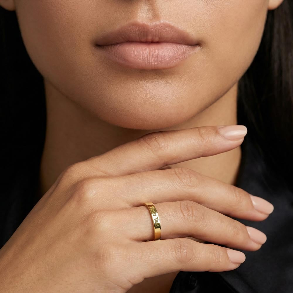 Forever Yours — Personalized Engraved Ring for the Woman You Love