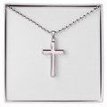 Wear Your Faith — Handcrafted Cross Necklace on Ball Chain