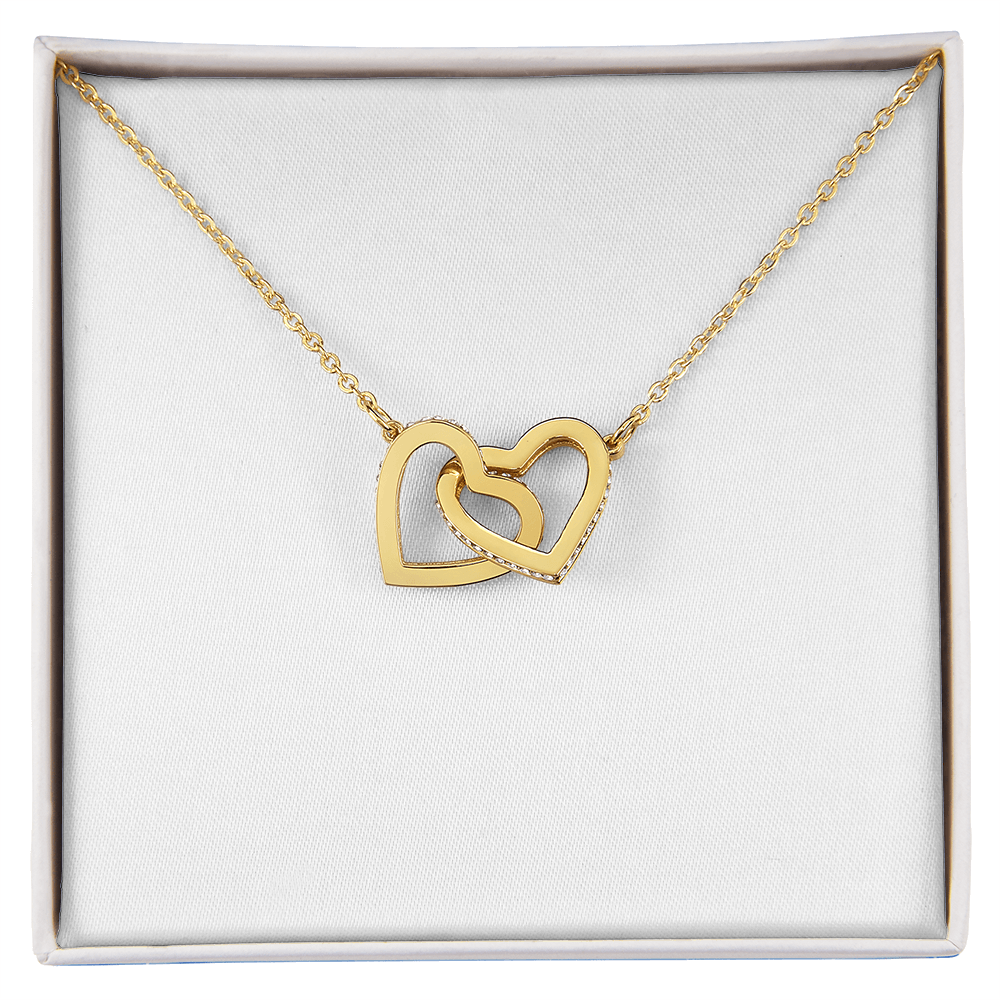 Two Hearts, One Love — Interlocking Heart Necklace Gift for Her