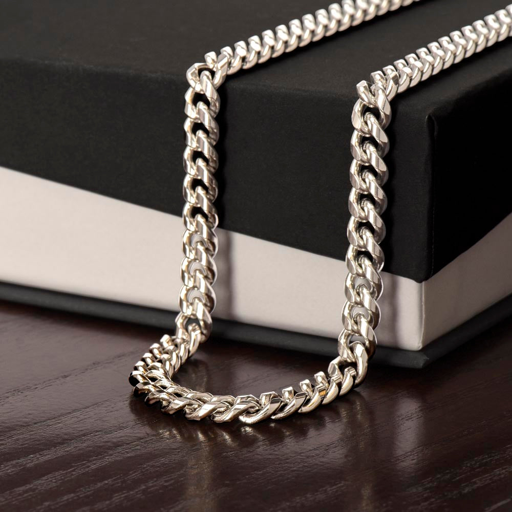 Bold & Timeless — Cuban Link Chain Necklace for Him