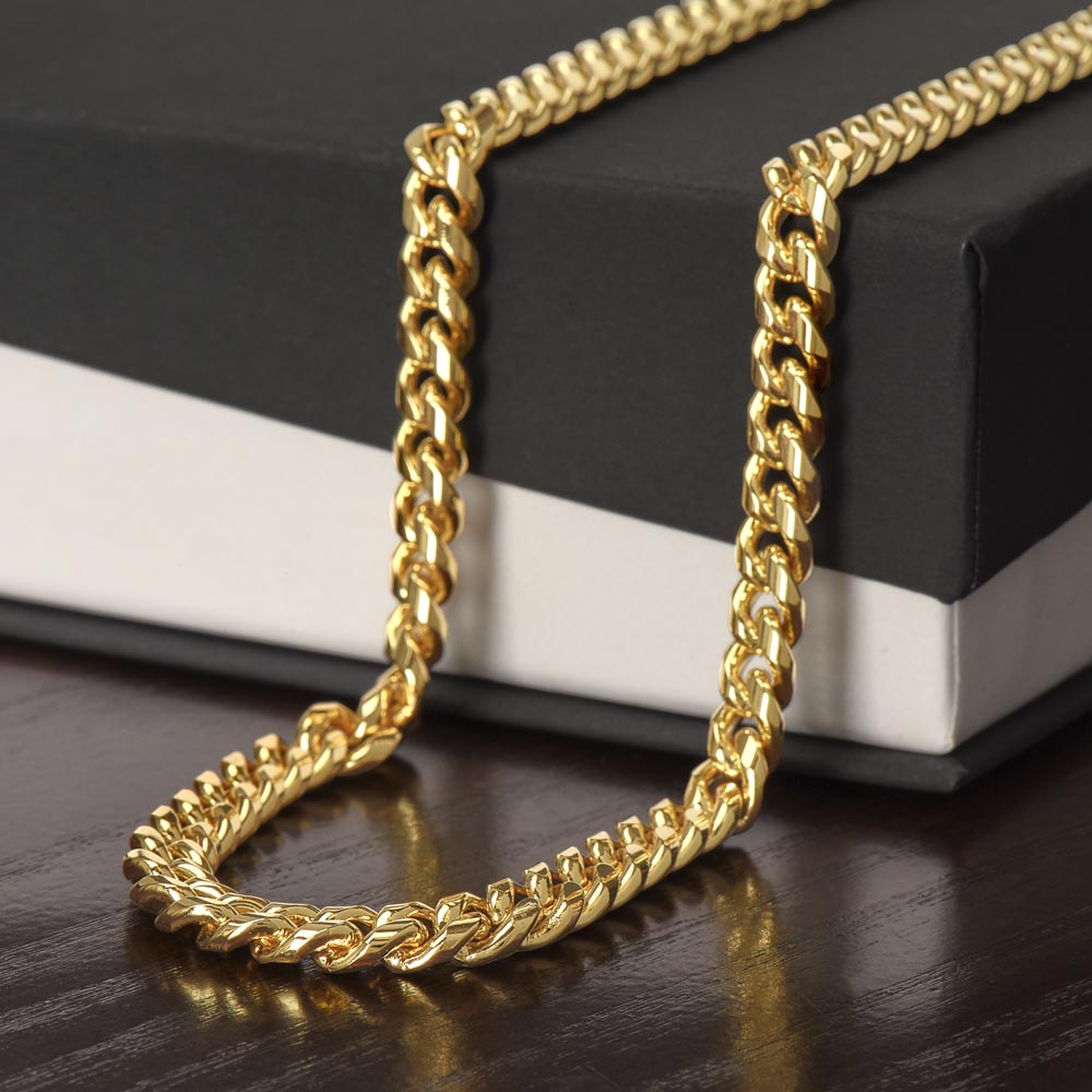 Bold & Timeless — Cuban Link Chain Necklace for Him