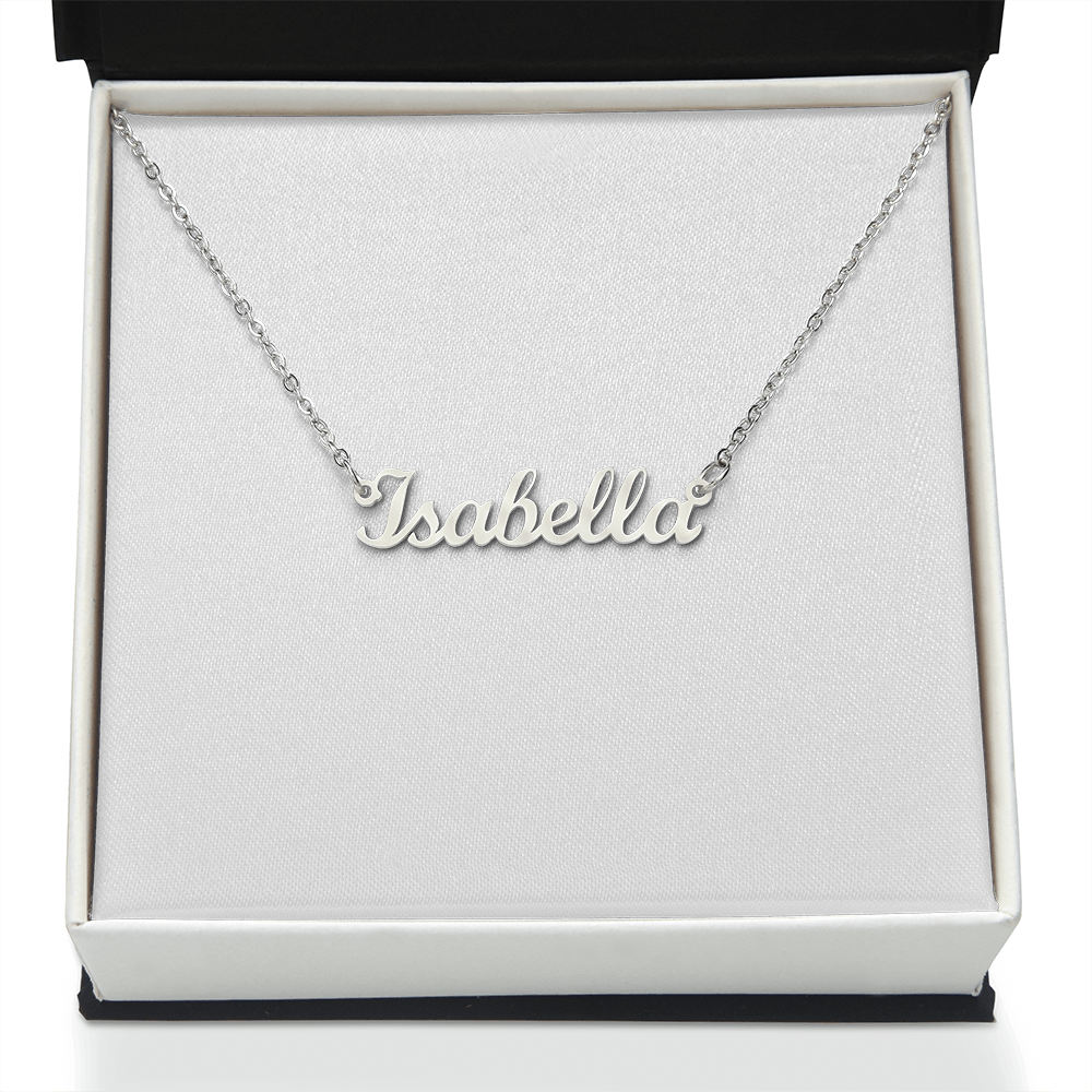 Your Name, My Heart — Custom Name Necklace Gift for Her
