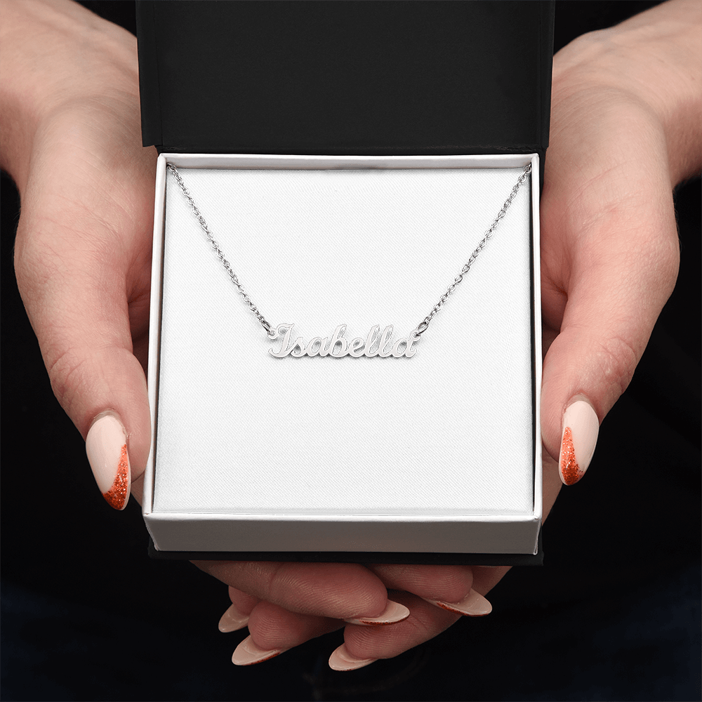 Your Name, My Heart — Custom Name Necklace Gift for Her
