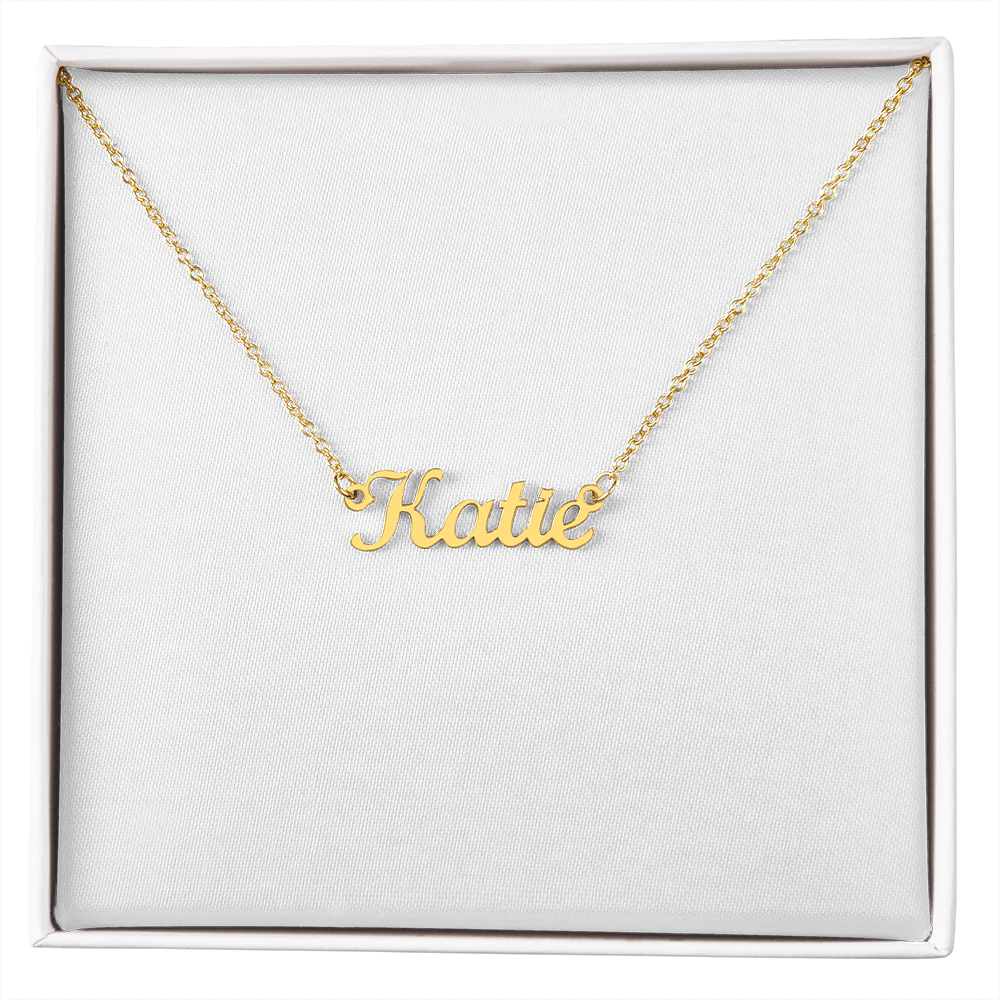 Your Name, My Heart — Custom Name Necklace Gift for Her