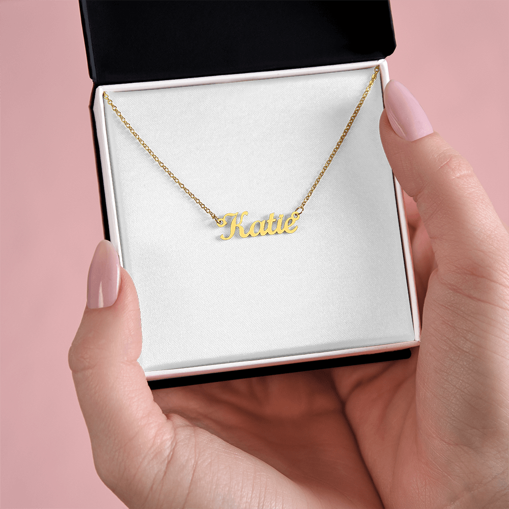 Your Name, My Heart — Custom Name Necklace Gift for Her