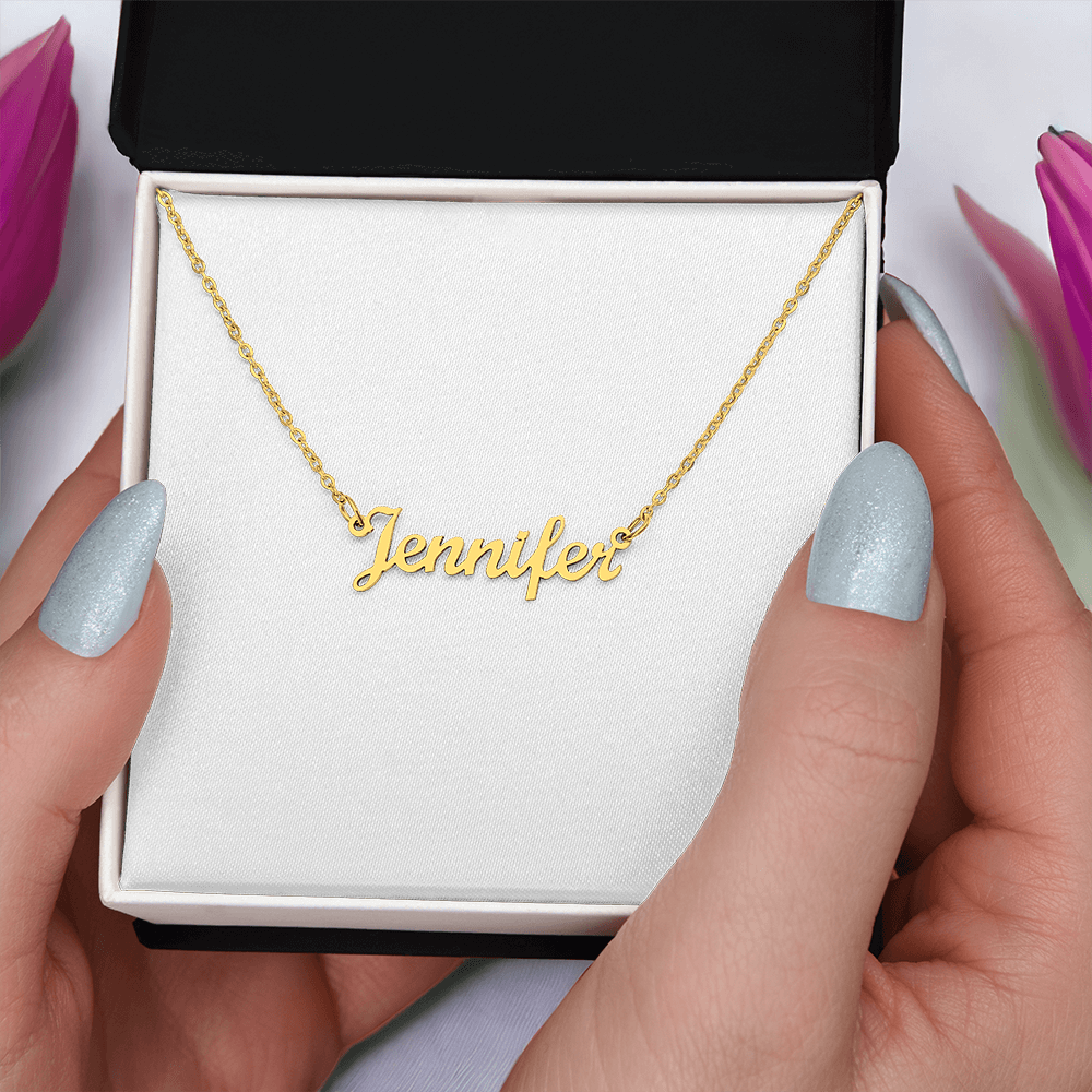 Your Name, My Heart — Custom Name Necklace Gift for Her