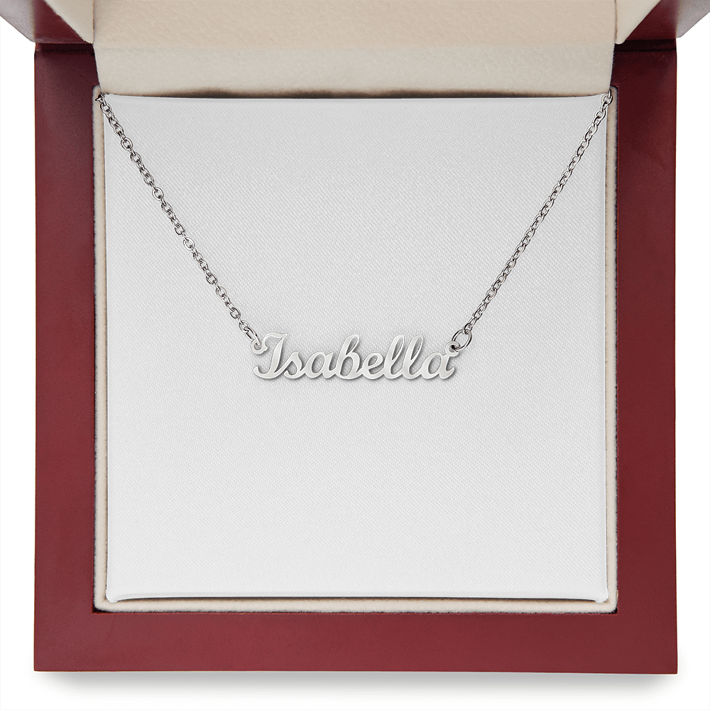 Your Name, My Heart — Custom Name Necklace Gift for Her