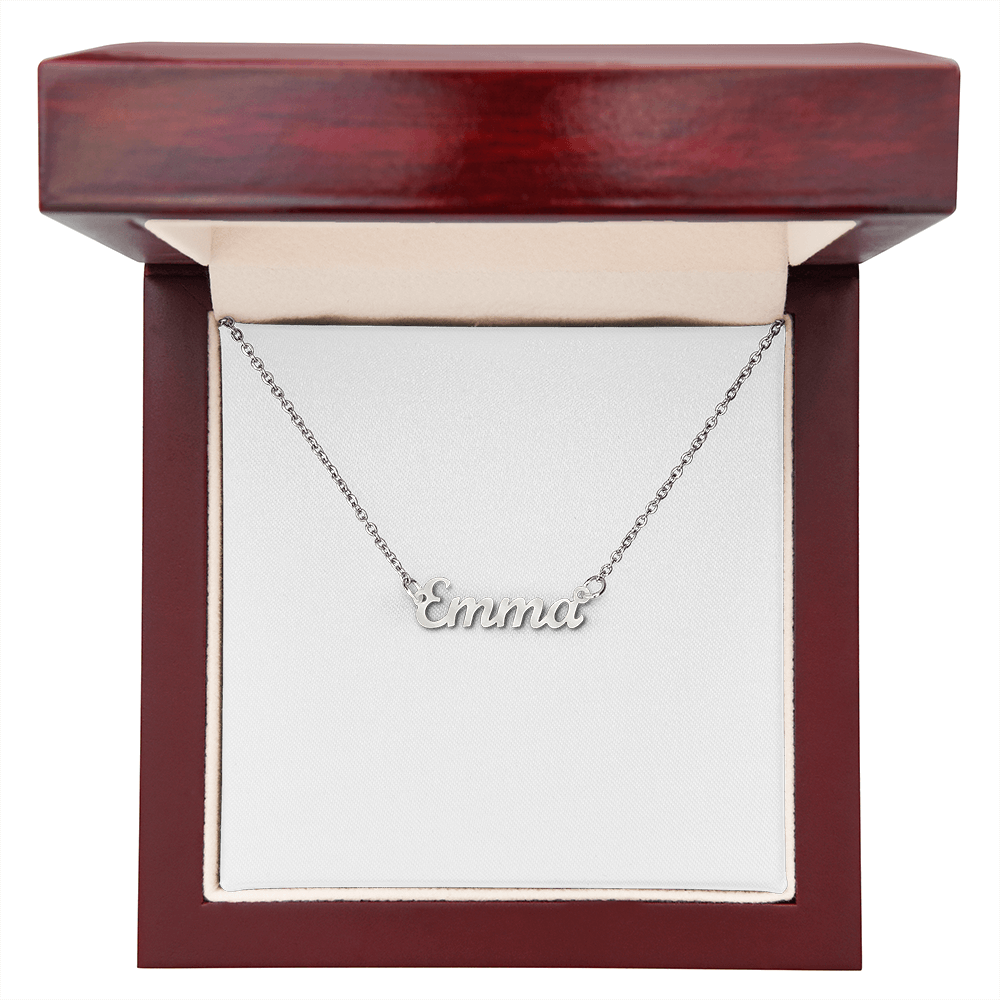 Your Name, My Heart — Custom Name Necklace Gift for Her