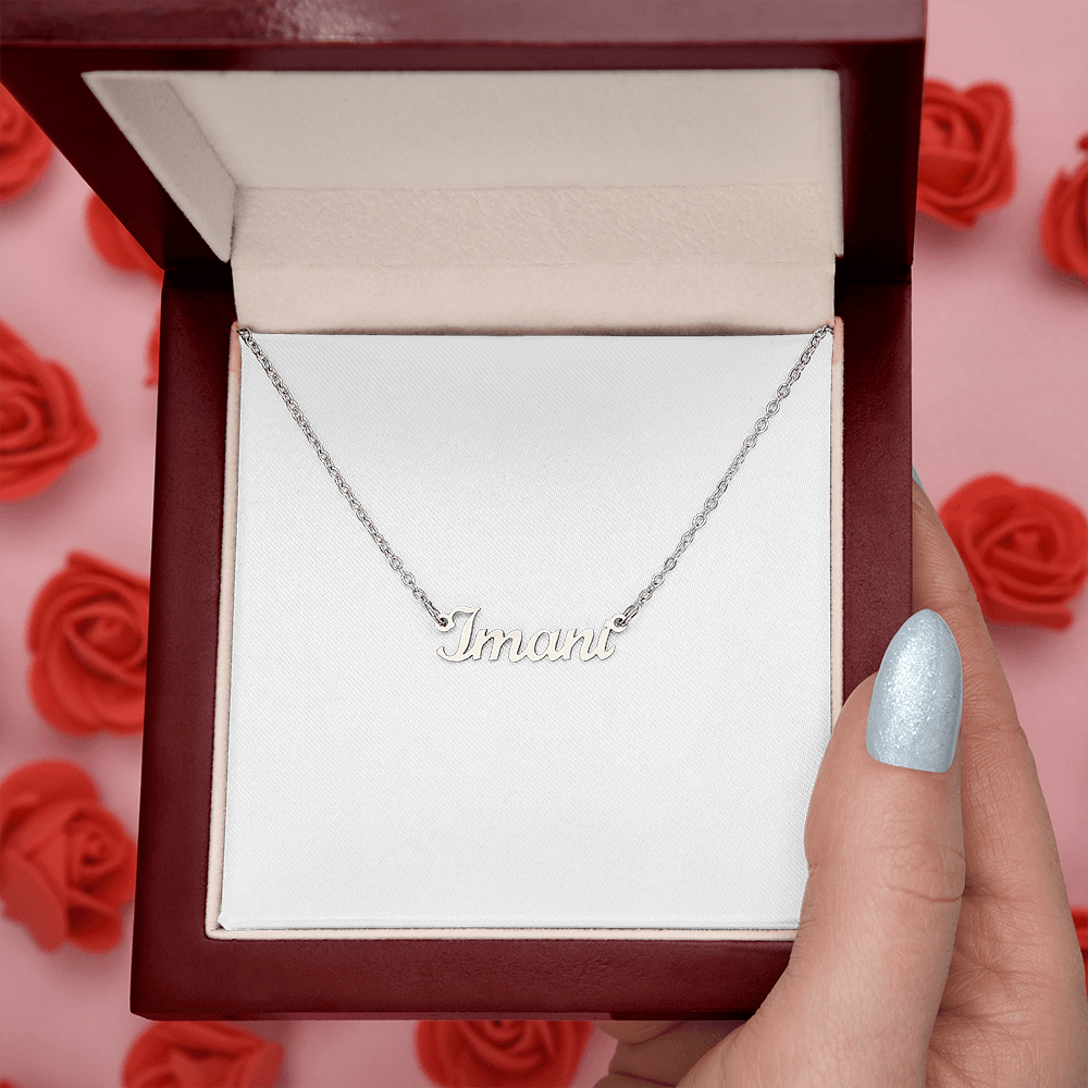 Your Name, My Heart — Custom Name Necklace Gift for Her
