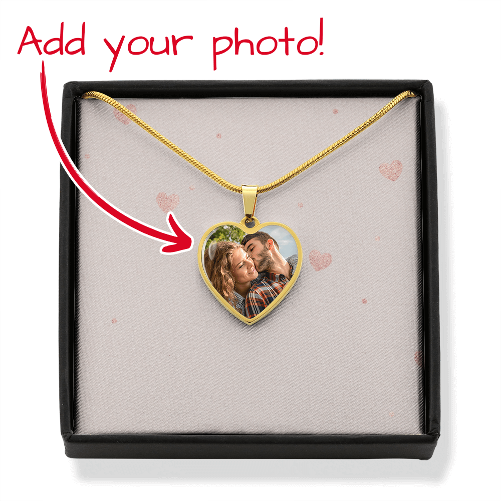 Your Photo, My Heart — Custom Picture Necklace Gift for Her